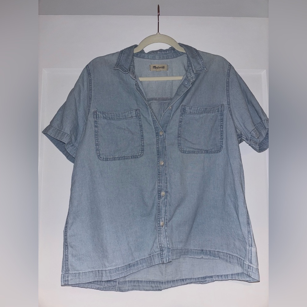 Madewell Light Blue Denim Shirt